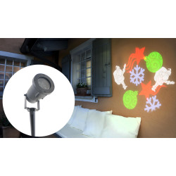 PROJECTEUR KALEIDOSCOPE NOIR LED de Blachere, Guirlande et décoration électrique de Noël à Bordeaux dans 💡Guirlande et déco é...