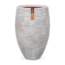 Pot ELEGANCE DELUXE 56X84 IVOIRE de Capi Europe - Cache et pot décoratifs design dans Cache-pot et pot déco