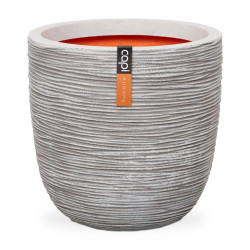 POT OEUF STRIE 54X52 IVO de Capi Europe - Cache et pot décoratifs design dans Cache-pot et pot déco