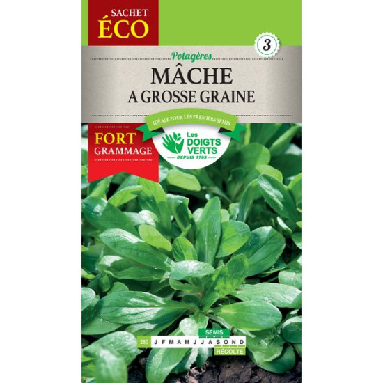 Mache A Grosse Graine-Gm -graines de Les Doigts Verts - graines de Gironde à Bordeaux dans Graines de Mache