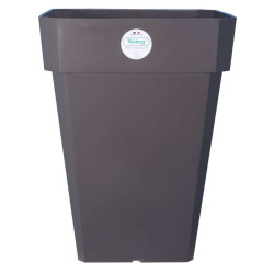Pot Soleilla Carre H53 Gris Paillet -Pot Riviera de Riviera - fabricant de Pots à reserve d'eau et sans réserve dans Pots en ...