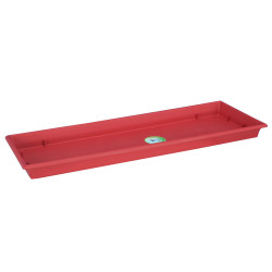 Plateau Evolution 50Cm Rouge -Pot Riviera de Riviera - fabricant de Pots à reserve d'eau et sans réserve dans Soucoupe de pots