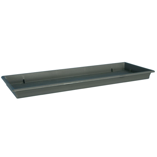 Plateau Evolution 60Cm Gris -Pot Riviera de Riviera - fabricant de Pots à reserve d'eau et sans réserve dans Soucoupe de pots
