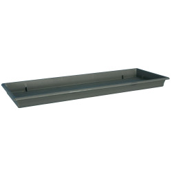 Plateau Evolution 60Cm Gris -Pot Riviera de Riviera - fabricant de Pots à reserve d'eau et sans réserve dans Soucoupe de pots