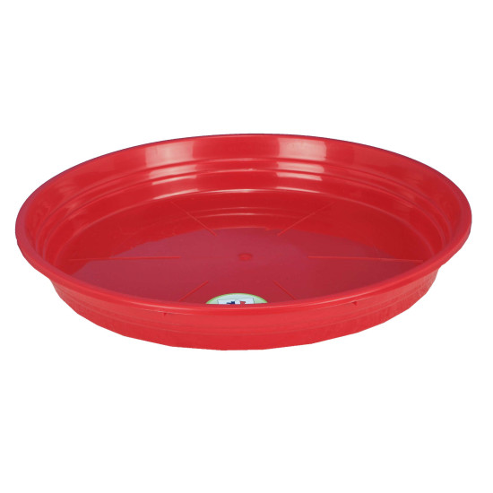 Soucoupe D17 Rouge -Pot Riviera de Riviera - fabricant de Pots à reserve d'eau et sans réserve dans Soucoupe de pots