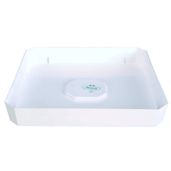 Plateau Soleilla 28X28 Blanc -Pot Riviera de Riviera - fabricant de Pots à reserve d'eau et sans réserve dans Soucoupe de pots