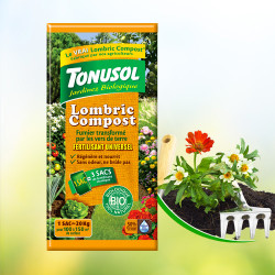Lombricompost 20Kg Tonusol de Tonusol - Terreau dans Terreaux Grand volume
