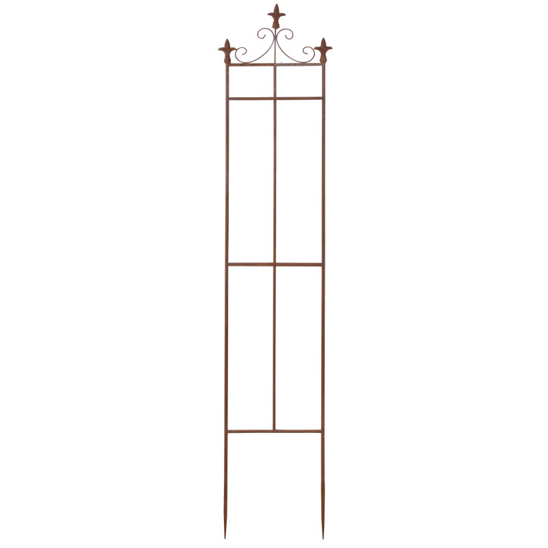 SUPPORT PLANTES 2D LYS S de Esschert design - deco maison et jardin dans selette - porte-plantes - roule pot