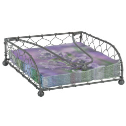 PORTE SERVIETTES METAL de Esschert design - deco maison et jardin dans Serviette en papier