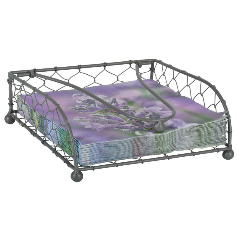 PORTE SERVIETTES METAL de Esschert design - deco maison et jardin dans Serviette en papier