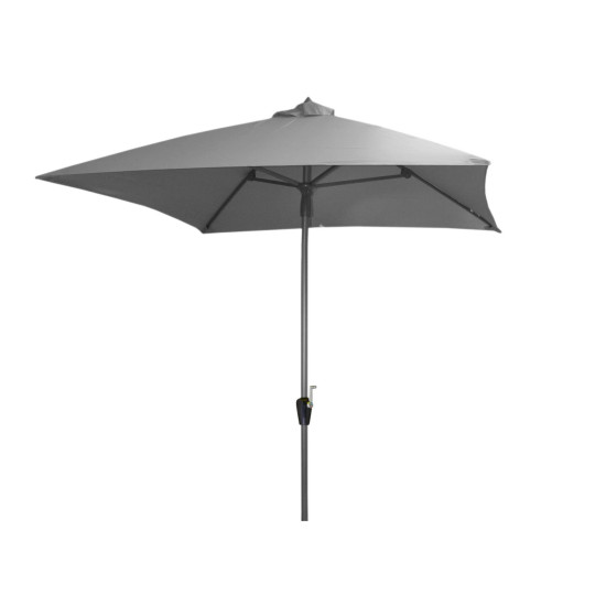 PARASOL 250X250 MANIVELLE GRIS de Proloisirs - Océo - table et fauteuil et mobilier de jardin dans 🏖️ Parasol pour l'exterieur