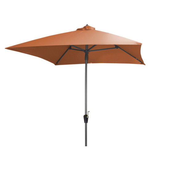 PARASOL 250X250 MANIVELLE PAPRIKA de Proloisirs - Océo - table et fauteuil et mobilier de jardin dans 🏖️ Parasol pour l'exter...