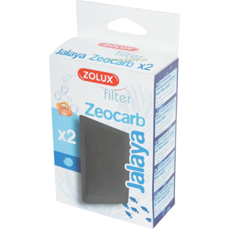 CARTOUCHE CARBON JALAYA de Zolux - Produit pour animaux dans Recharge Iseo filtre aquarium