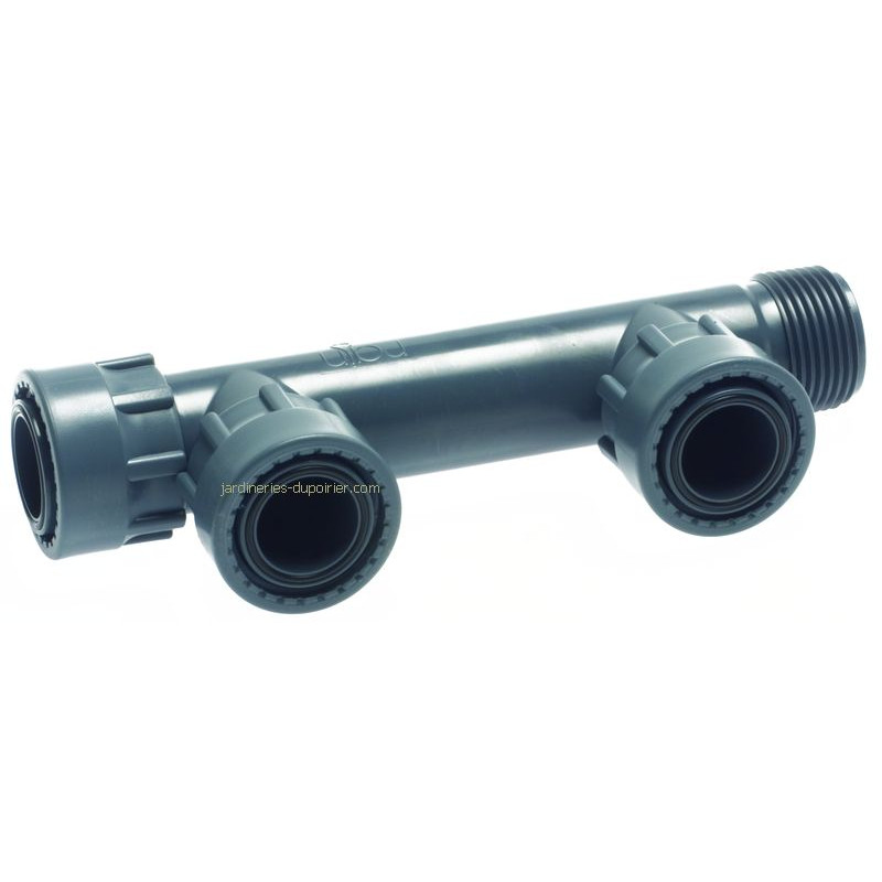 COLLECTEUR/ELECTROVANNE PVC PRESSION 2 VOIES F1 de Rain Irrigation - arrosage goutte à goutte dans Accessoires arrosage en PV...