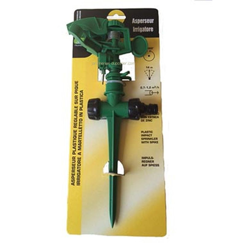 ASPERSEUR PLASTIQUE REGLABLE S/PIQUE de Rain Irrigation - arrosage goutte à goutte dans Arroseur pour le jardin