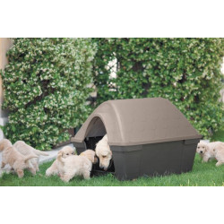 NICHE CASA FELICE MEDIUM GRIS / TAU de Zolux - Produit pour animaux dans Niches pour chiens