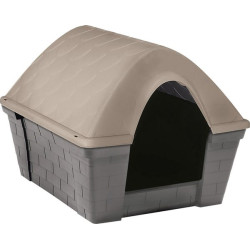 NICHE CASA FELICE MEDIUM GRIS / TAU de Zolux - Produit pour animaux dans Niches pour chiens