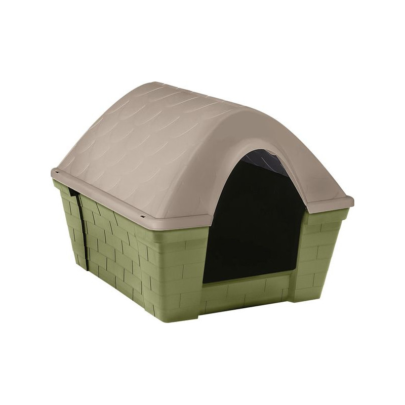 NICHE CASA FELICE LARGE VERT / TAUP de Zolux - Produit pour animaux dans Niches pour chiens