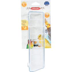 MANGEOIRE + GRILLE OIS L de Zolux - Produit pour animaux dans Gamelles et abreuvoirs pour oiseaux