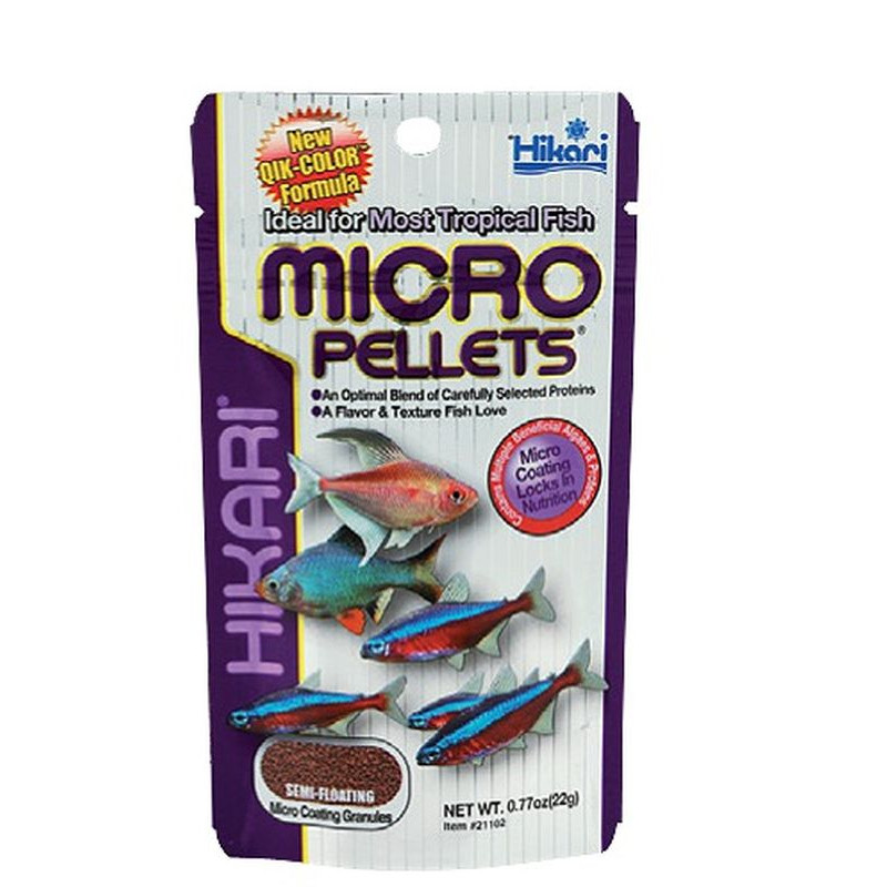 Hikari Micro Pellets 22Gr de Hikari - Nourriture poisson de bassin et aquarium dans Alimentation Poissons tropicaux