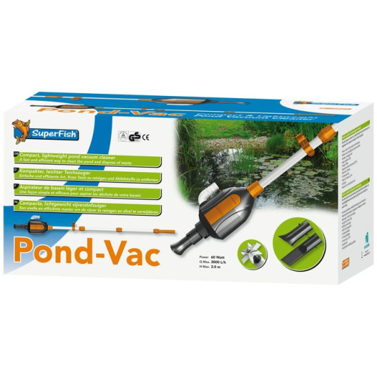POND VAC de Superfish - Aquadistri - accessoires pour aquarium et bassin dans Accessoires d'entretien pour aquariums