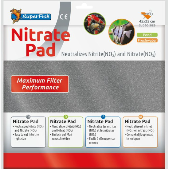 Nitrate 45x25 cm de Superfish - Aquadistri - accessoires pour aquarium et bassin dans Produits de filtration d'aquarium