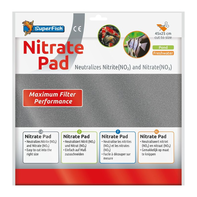 Nitrate 45x25 cm de Superfish - Aquadistri - accessoires pour aquarium et bassin dans Produits de filtration d'aquarium