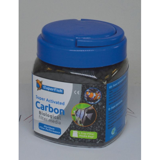 Charbon super actif 500 ml de Superfish - Aquadistri - accessoires pour aquarium et bassin dans Produits de filtration d'aqua...