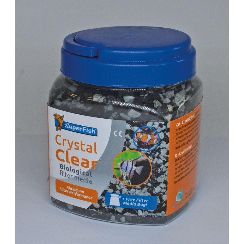 Crystal clear media 1000 ml de Superfish - Aquadistri - accessoires pour aquarium et bassin dans Produits de filtration d'aqu...