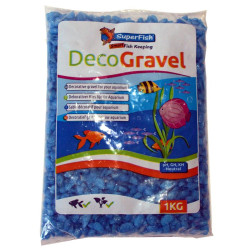 GRAVIER AQUARIUM NEON BLEU 1 KG de Superfish - Aquadistri - accessoires pour aquarium et bassin dans Sable pour aquariums