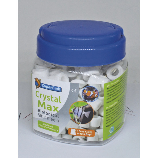 Crystal max media 500 ml de Superfish - Aquadistri - accessoires pour aquarium et bassin dans Produits de filtration d'aquarium