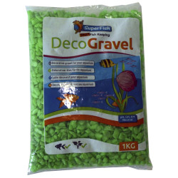 GRAVIER AQUARIUM NEON VERT 1 KG de Superfish - Aquadistri - accessoires pour aquarium et bassin dans Sable pour aquariums