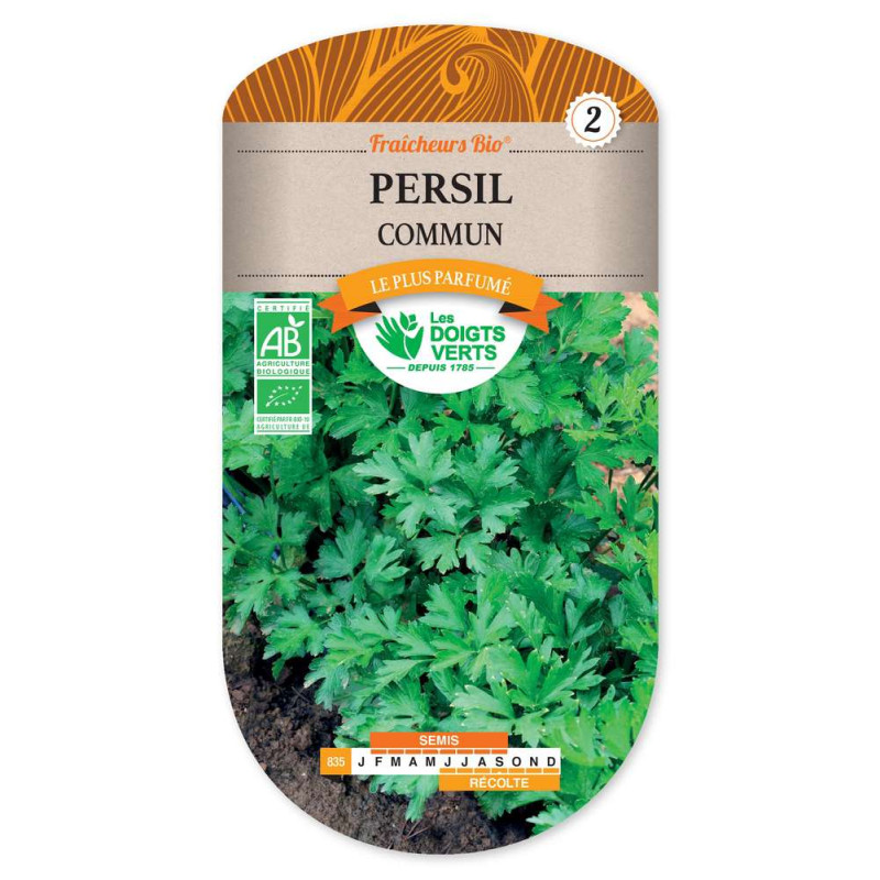 Persil Commun 2 Fraich.Bio -graines de Les Doigts Verts - graines de Gironde à Bordeaux dans Graines de Persil