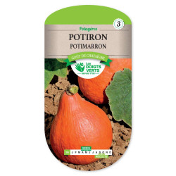 Potiron Potimarron -graines de Les Doigts Verts - graines de Gironde à Bordeaux dans Graines de Potiron - Citrouille
