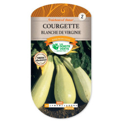 Courgette Blanche De Virginie -graines de Les Doigts Verts - graines de Gironde à Bordeaux dans Graines de Courgette - Courge
