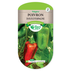 Poivron Doux D'Espagne -graines de Les Doigts Verts - graines de Gironde à Bordeaux dans Graines de Poivron