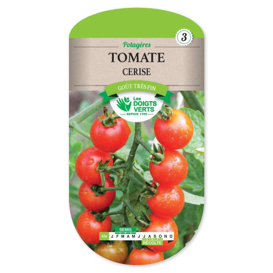 Tomate Cerise -graines de Les Doigts Verts - graines de Gironde à Bordeaux dans Graines de Tomate