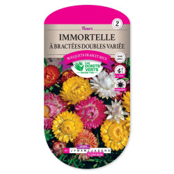 Immortelle A Bractees Dble Var. -graines de Les Doigts Verts - graines de Gironde à Bordeaux dans Graines de fleurs en I