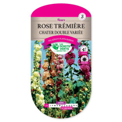 Rose Tremiere Chater Dble Variee -graines de Les Doigts Verts - graines de Gironde à Bordeaux dans Graines de fleurs en R