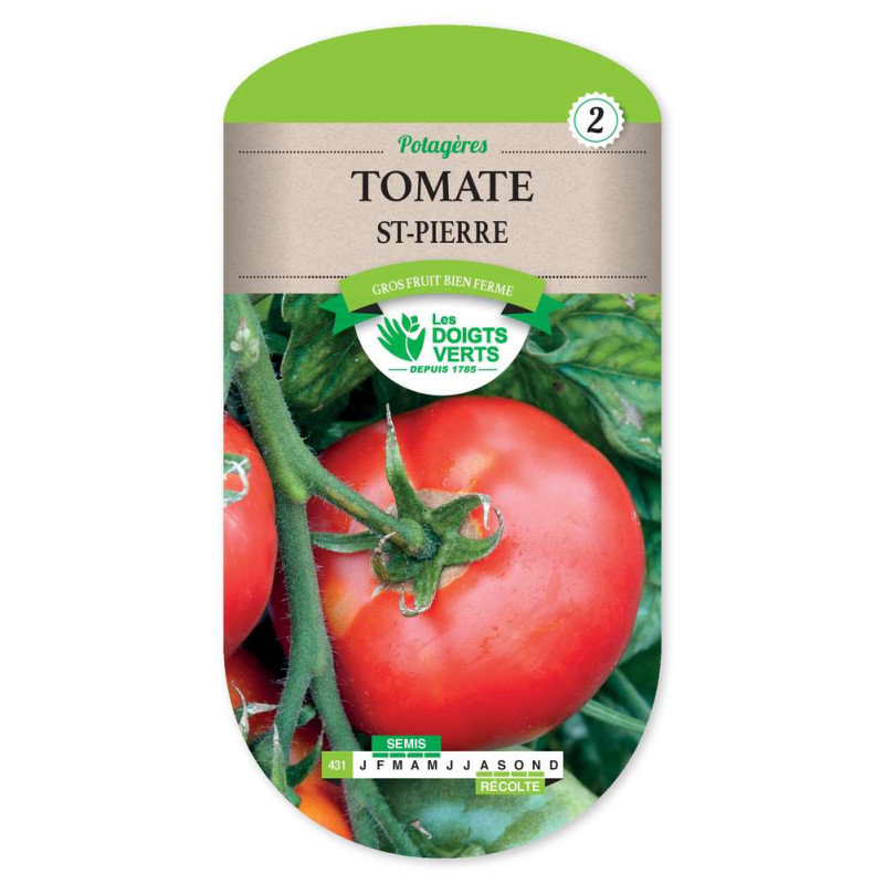 Tomate Saint-Pierre -graines de Les Doigts Verts - graines de Gironde à Bordeaux dans Graines de Tomate