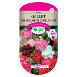 Oeillet Fleuristes Dble Varie -graines de Les Doigts Verts - graines de Gironde à Bordeaux dans Graines de fleurs en O