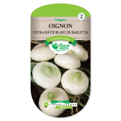 Oignon Blanc Extra Hatif Barletta -graines de Les Doigts Verts - graines de Gironde à Bordeaux dans Oignon - Ail - echalote à...