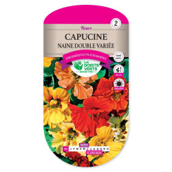 Capucine Naine Double Variee -graines de Les Doigts Verts - graines de Gironde à Bordeaux dans Graines de fleurs en C