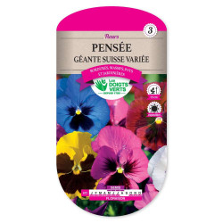 Pensee Geante Suisse Variee -graines de Les Doigts Verts - graines de Gironde à Bordeaux dans Graines de fleurs en P