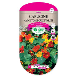 Capucine Naine Tom Pouce Variee -graines de Les Doigts Verts - graines de Gironde à Bordeaux dans Graines de fleurs en C