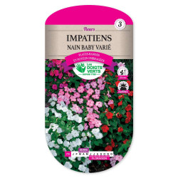 Impatien Nain Baby Varie -graines de Les Doigts Verts - graines de Gironde à Bordeaux dans Graines de fleurs en I