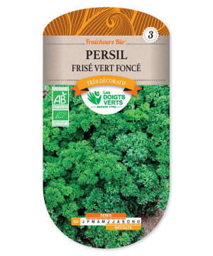 Persil Frise Vert Fonce Fraic.Bio -graines de Les Doigts Verts - graines de Gironde à Bordeaux dans Graines de Persil