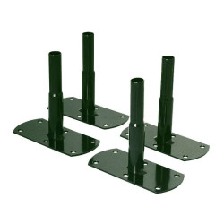 PACK 4PIEDS A VISSER VERT de Louis moulin, décoration pour le jardin dans Arche - arceau