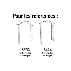 PACK 4PIEDS A VISSER VERT de Louis moulin, décoration pour le jardin dans Arche - arceau