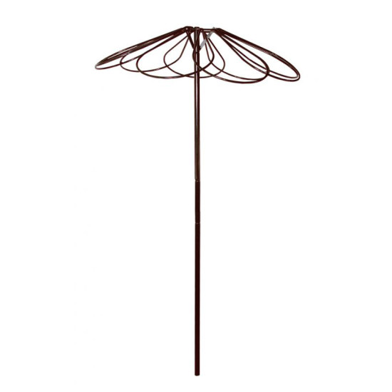 Parapluie De Jardin Réglable Pour Plantes - 100 X 60 Cm - Tissu Polyester Imperméable - Avec Piquet En H Et Tiges - 9